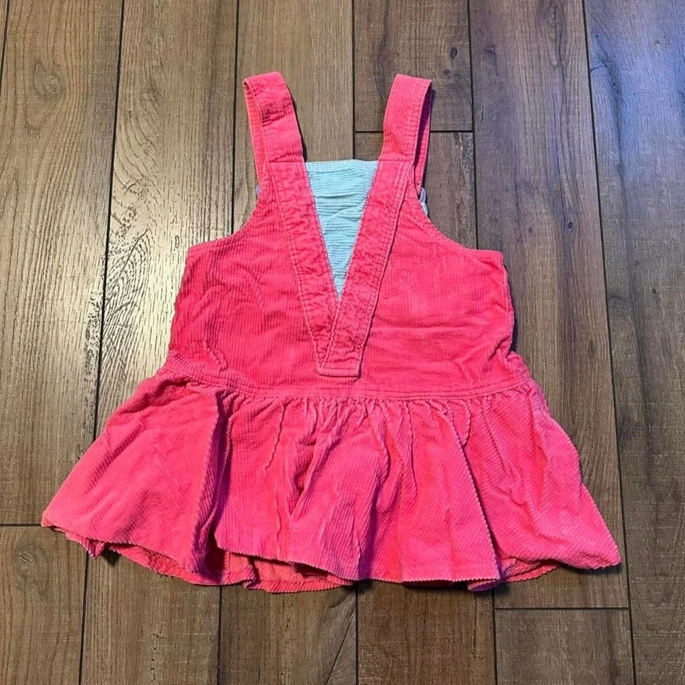 Vintage Hush Puppies Corduroy‎ Overalls Skirt Girls Size 6